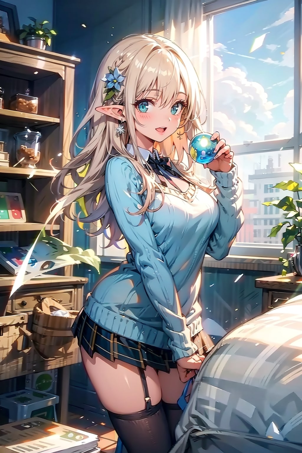 夏だけれど冬のイラストを