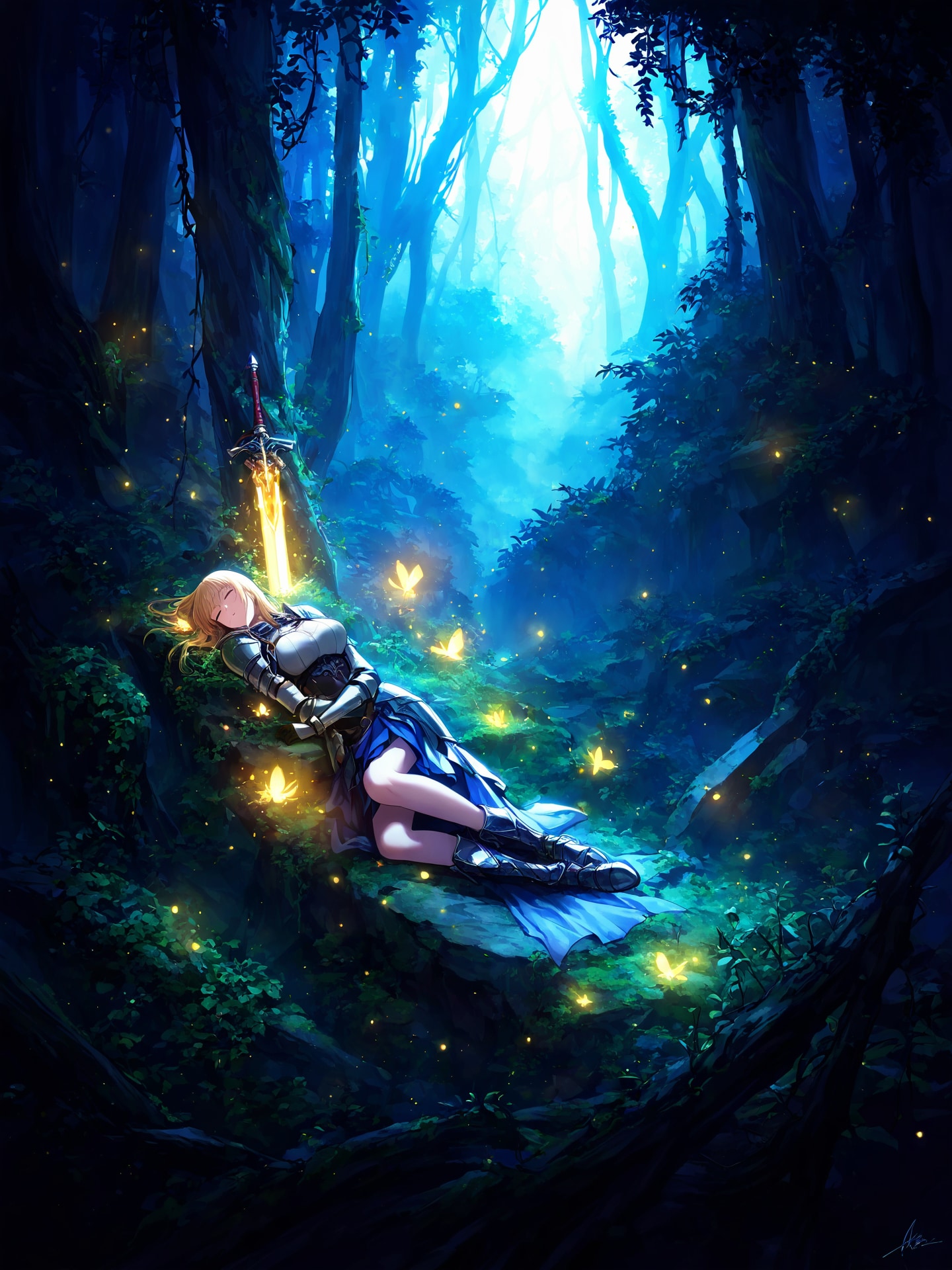 癒しの森 | の人気AIイラスト・グラビア