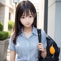 ストライプな制服 5枚目