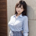 ストライプな制服 2枚目