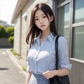 ストライプな制服 3枚目