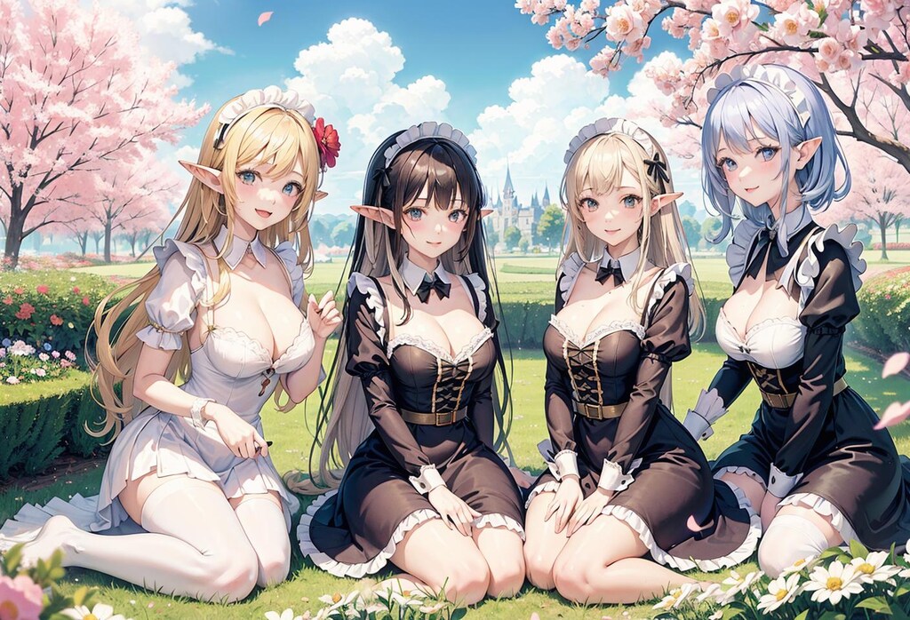 エルフとメイド