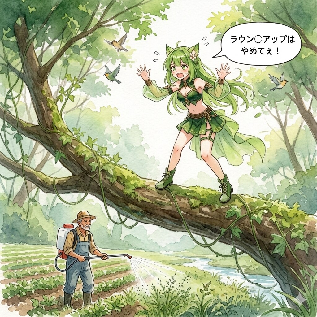 ドライアドちゃんピンチ！