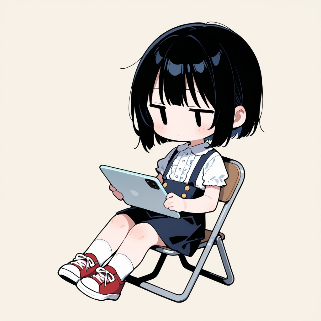 タブレットで漫画を読む