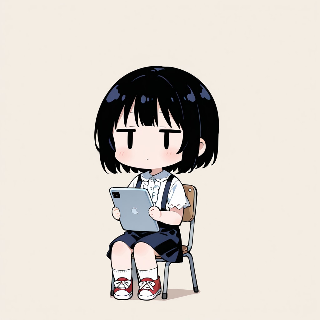 タブレットで漫画を読む