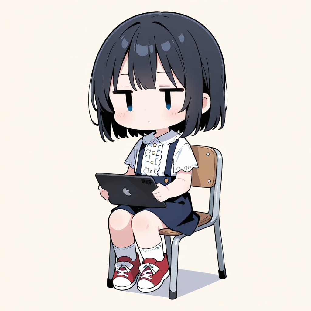 タブレットで漫画を読む