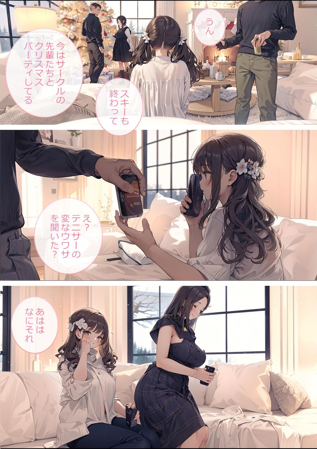 彼女がヤリサーで先輩たちと(1)