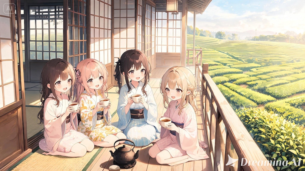 採れたての新茶を味わう