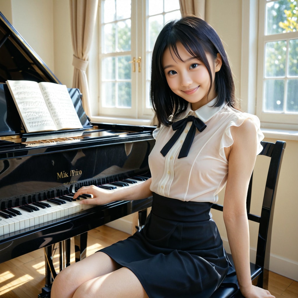 今日はピアノ講師です