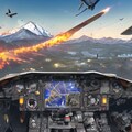 戦闘機コクピットからの風景 (戦闘) 3枚目