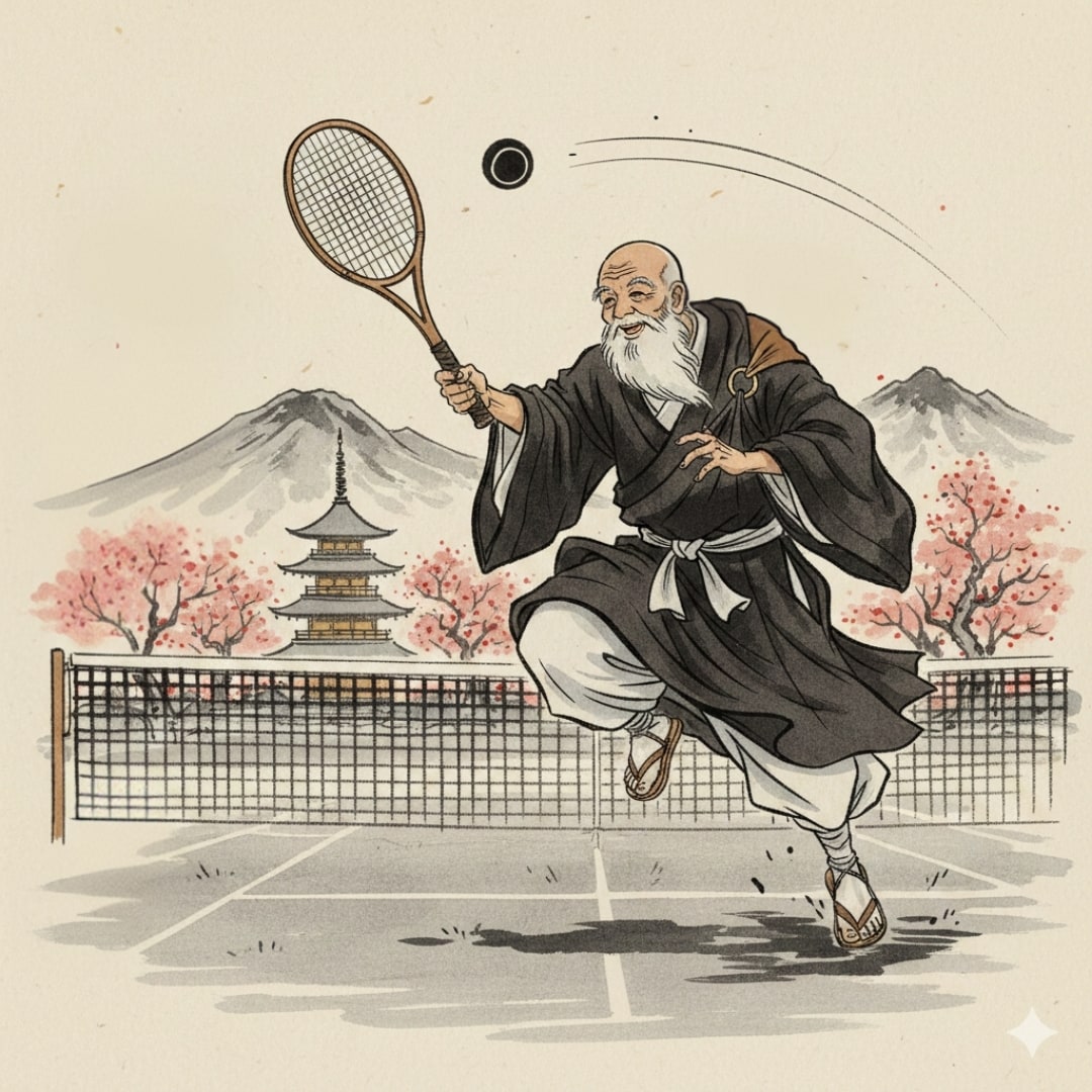 【和】テニスの和尚様 | の人気AIイラスト・グラビア