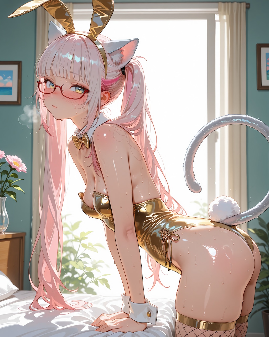 にゃんにゃんバニー♪メガネっ娘ver.♡