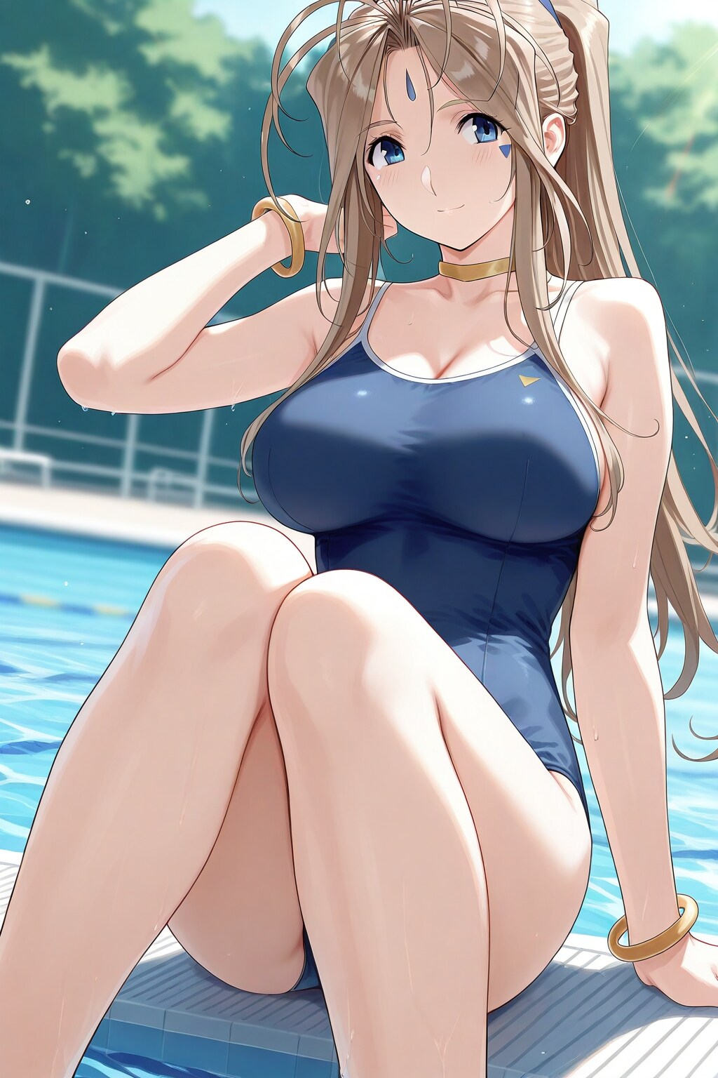 スクール水着姿のベルダンディー　ー by #UNICORN Ver. ー