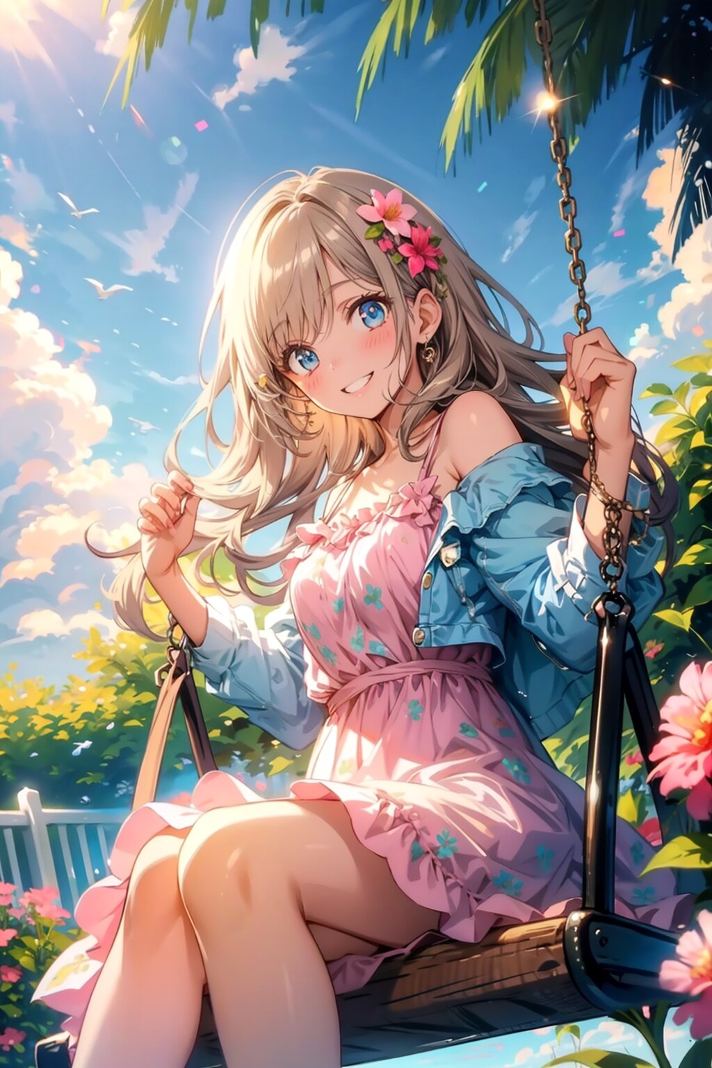 ブランコ娘さん