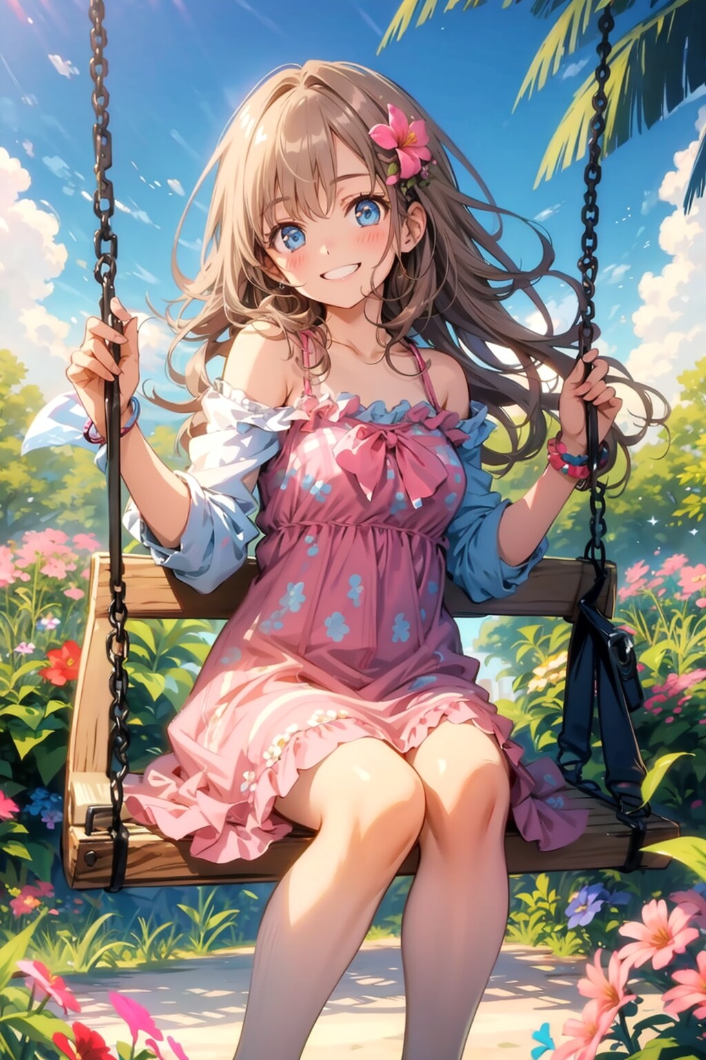 ブランコ娘さん