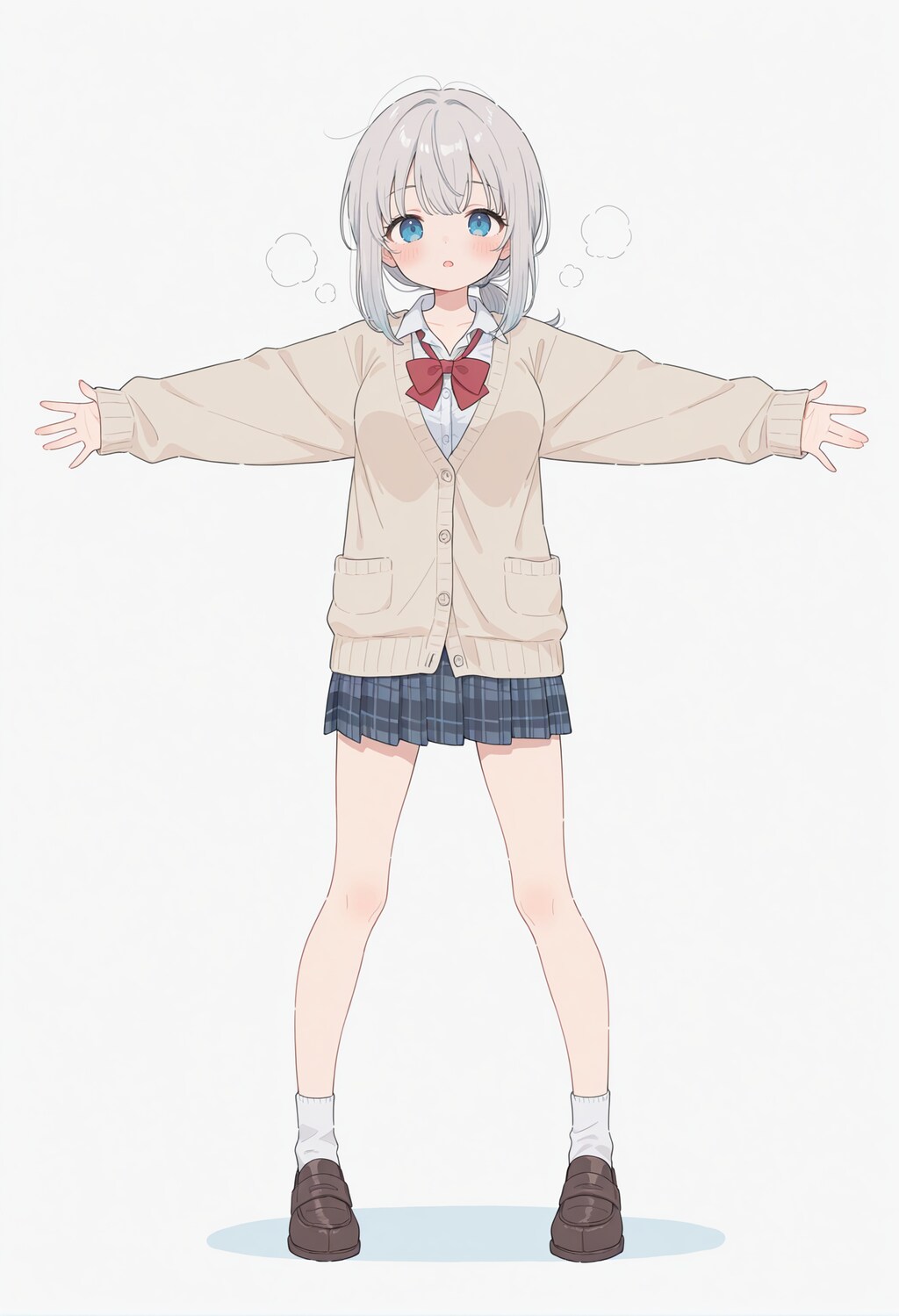 エンゼル体操する少女