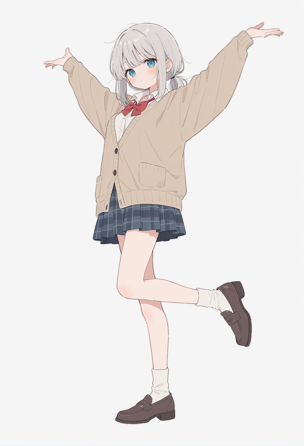 エンゼル体操する少女