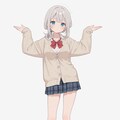 エンゼル体操する少女 2枚目