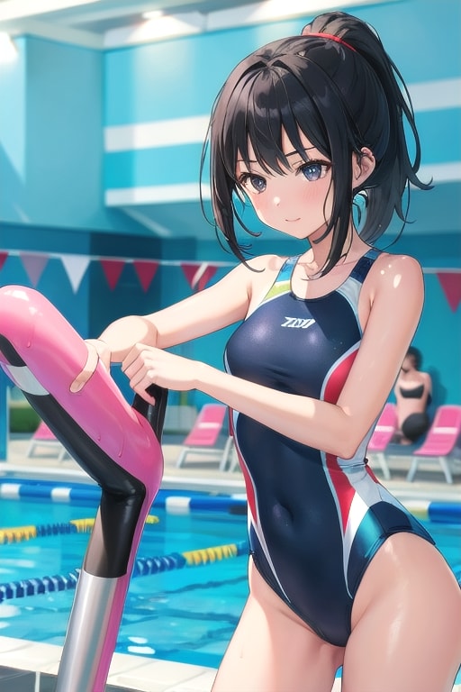競泳水着を着た女の子　その３