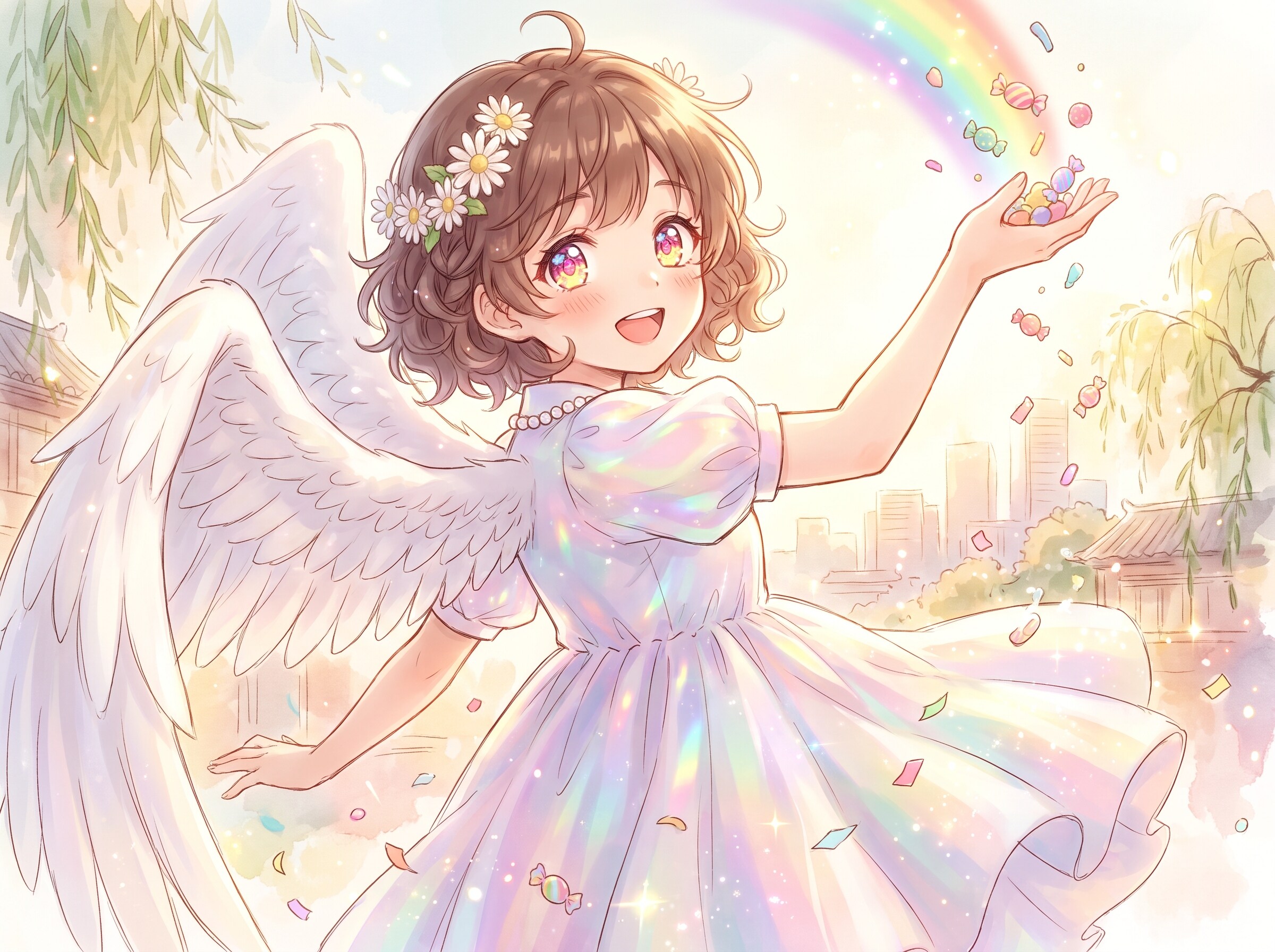 虹翼舞う少女