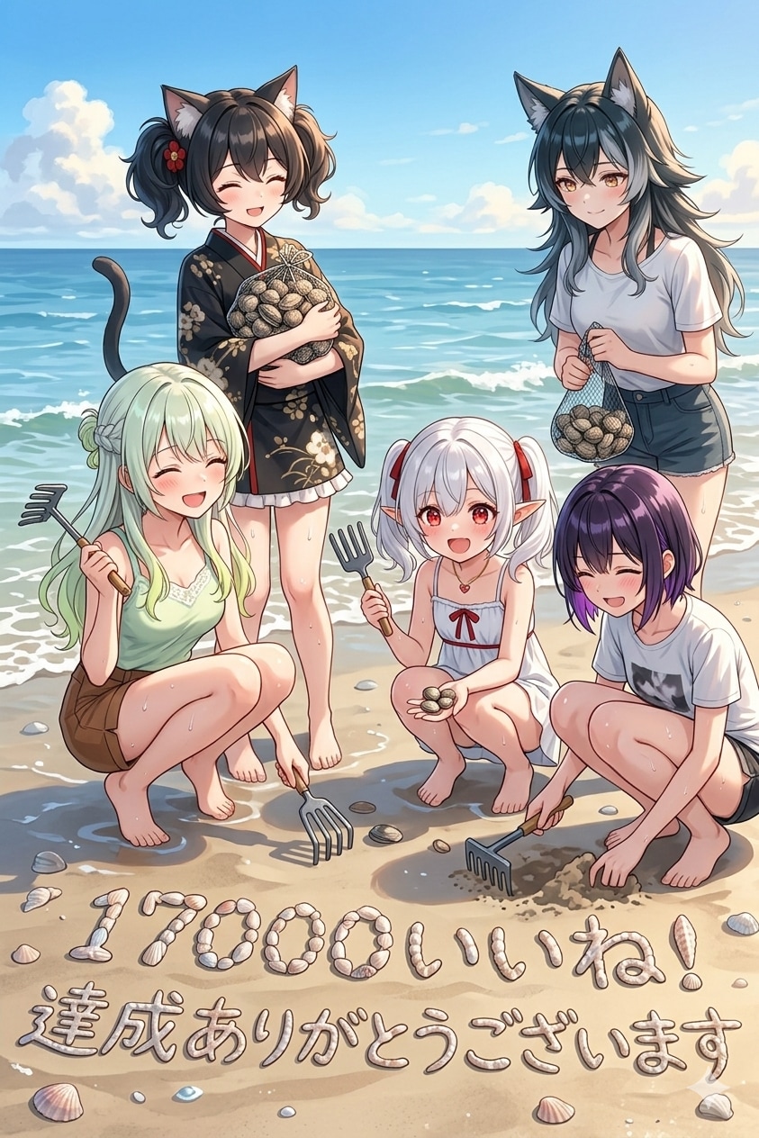 17000いいね！達成ありがとうございます