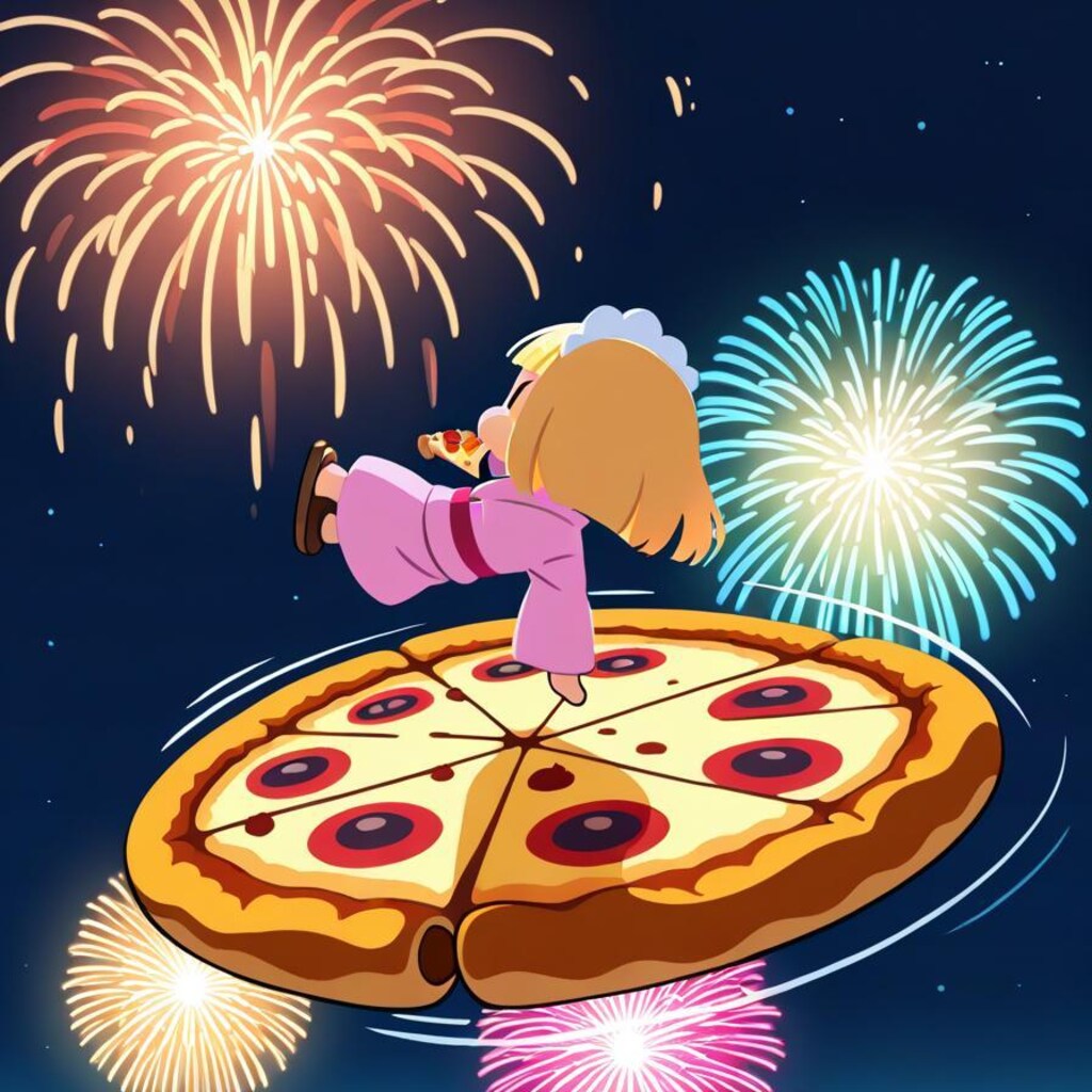 夏や！花火や！おピッツァや！🎆🎇🍕