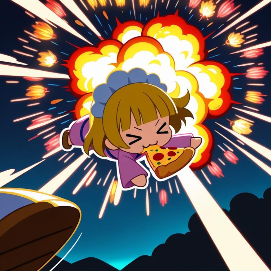 夏や！花火や！おピッツァや！🎆🎇🍕