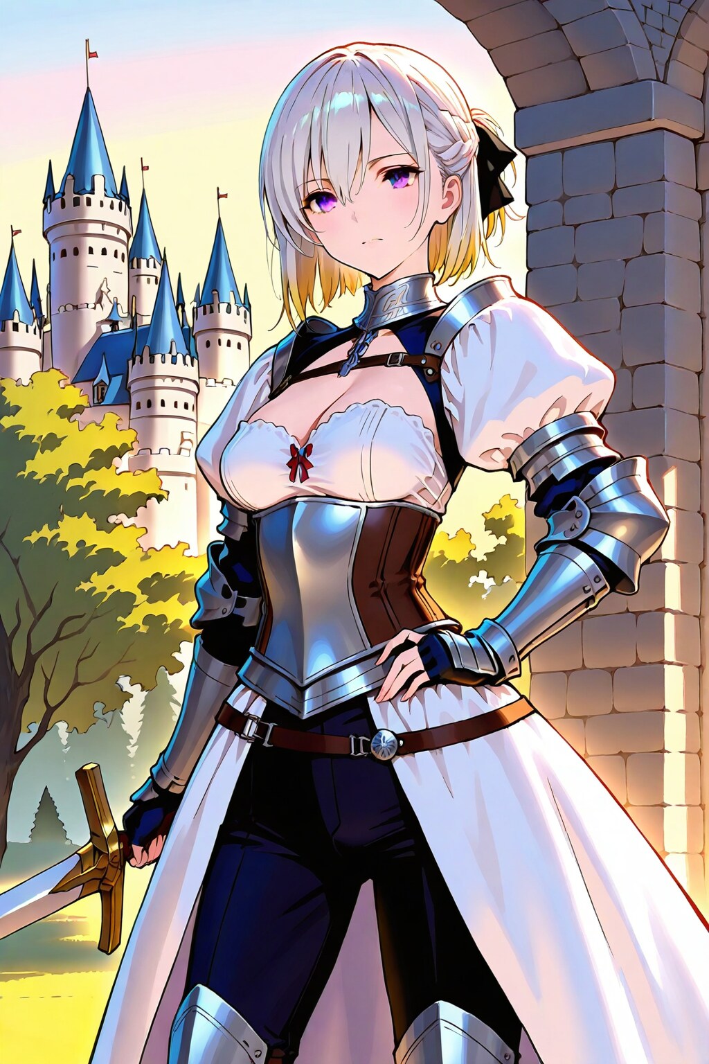 (856HQ)銀髪ちゃん騎士