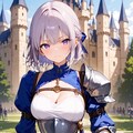 (856HQ)銀髪ちゃん騎士 2枚目