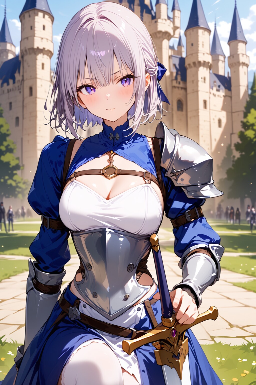 (856HQ)銀髪ちゃん騎士