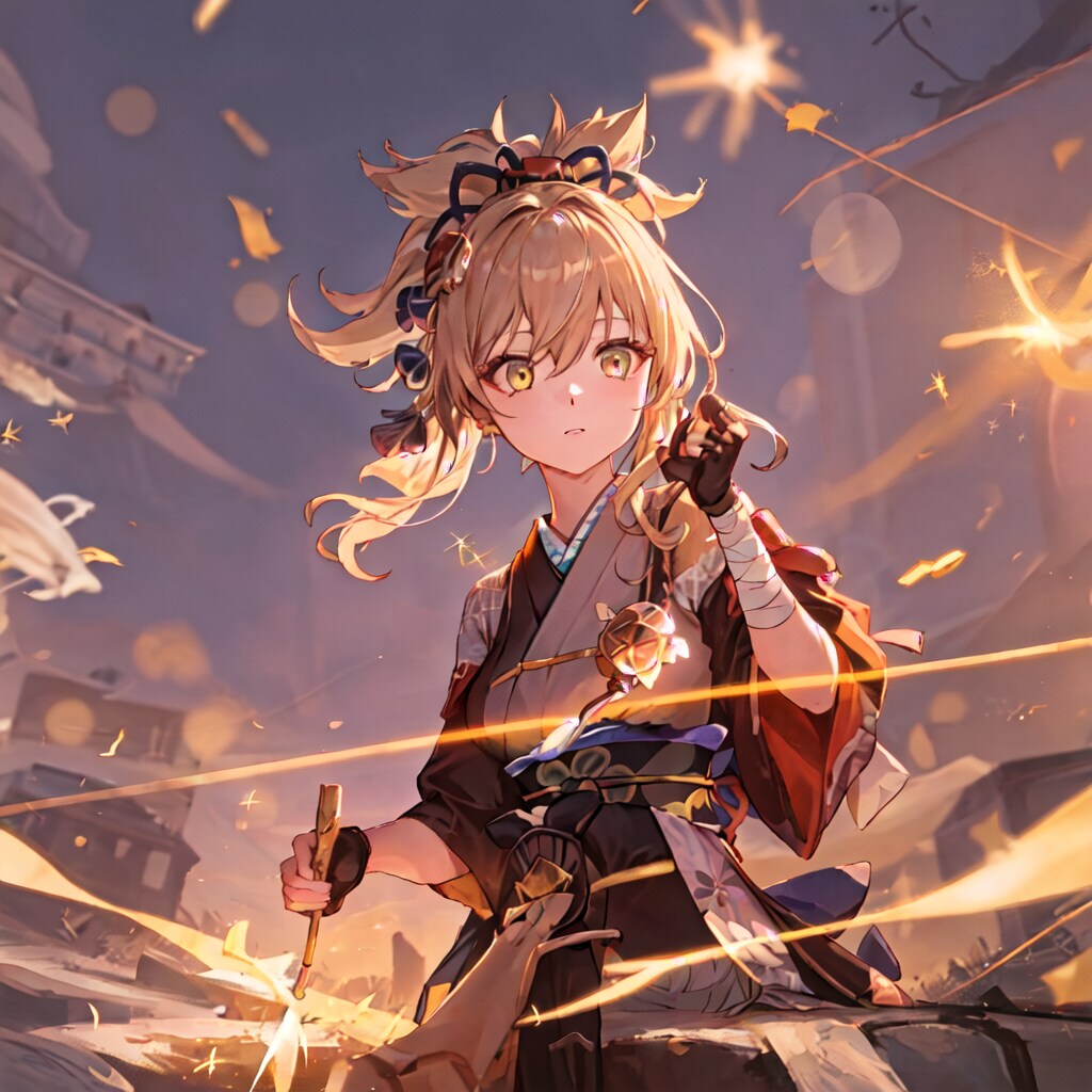 宵宮さんと色々ポーズ