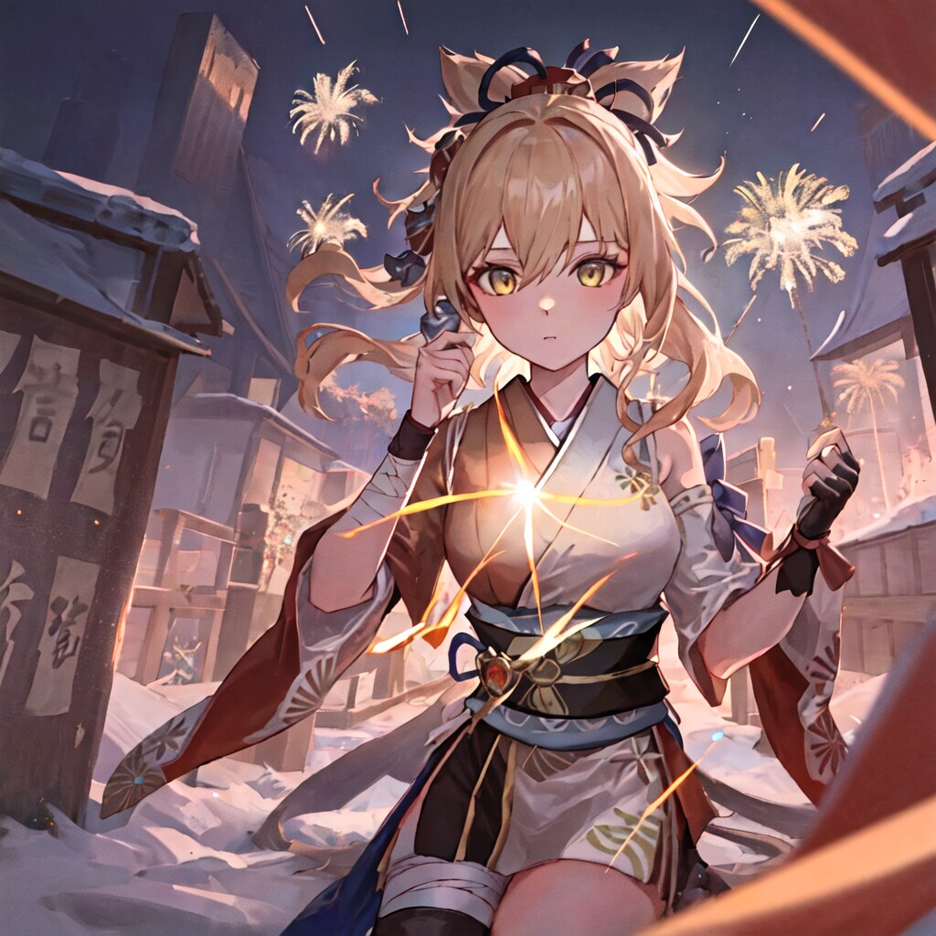 宵宮さんと色々ポーズ