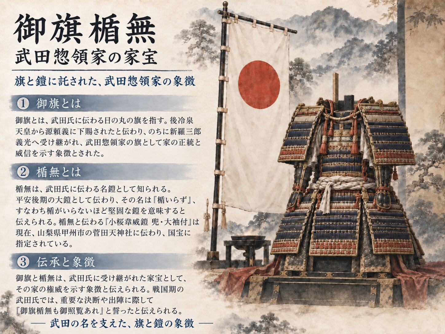 #3.5【補足編】御旗楯無 ― 武田惣領家の家宝 | の人気AIイラスト・グラビア
