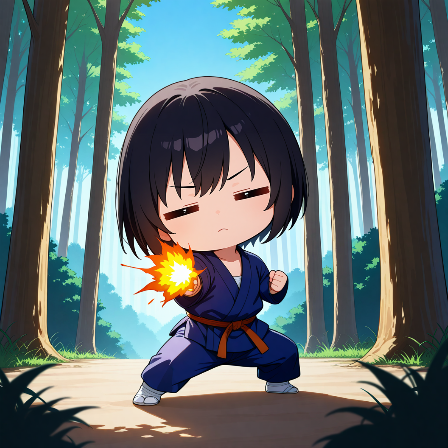 必〇ふぁいあーぱんち！