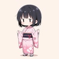 着物を着てみる 7枚目