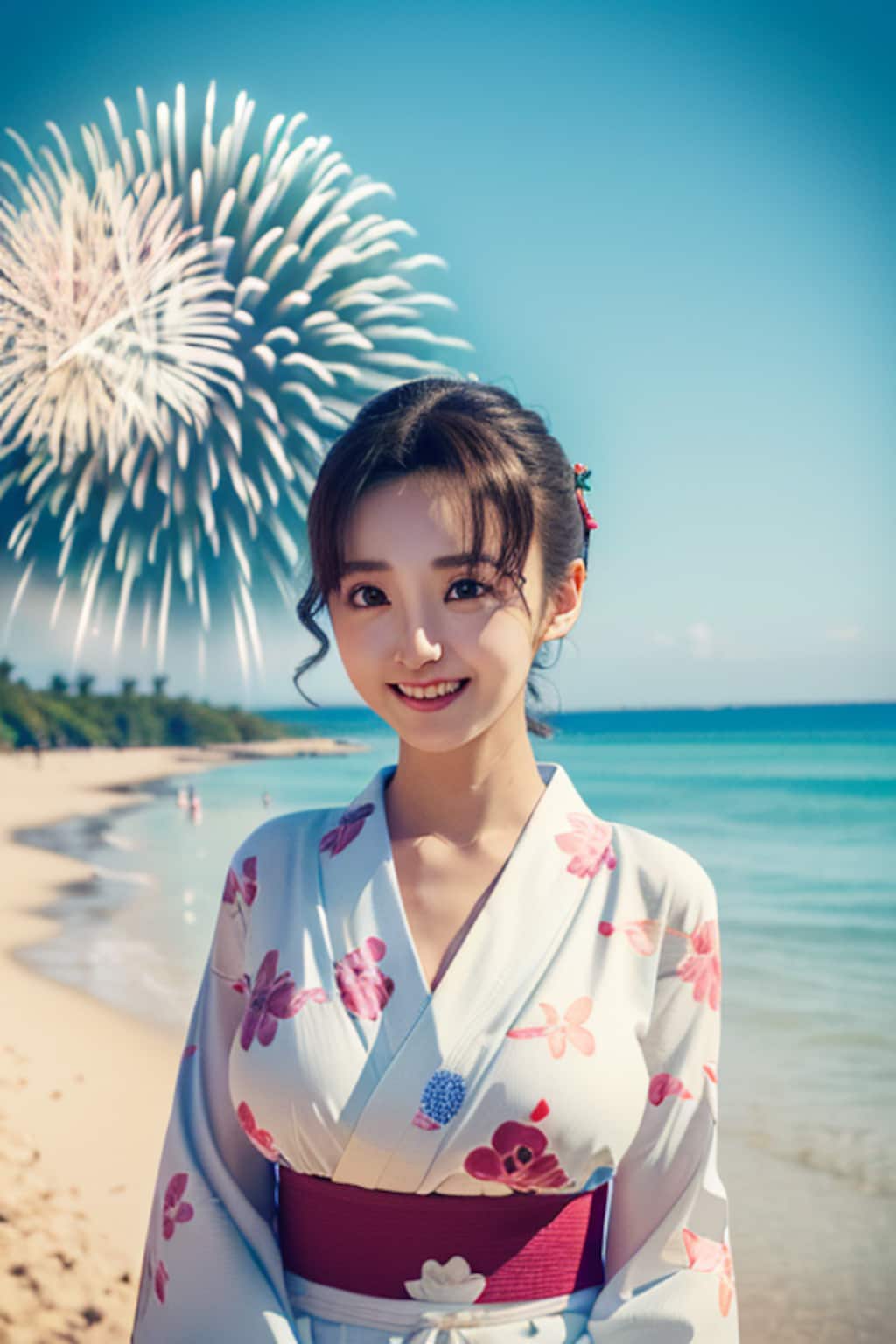 夏祭りの花火