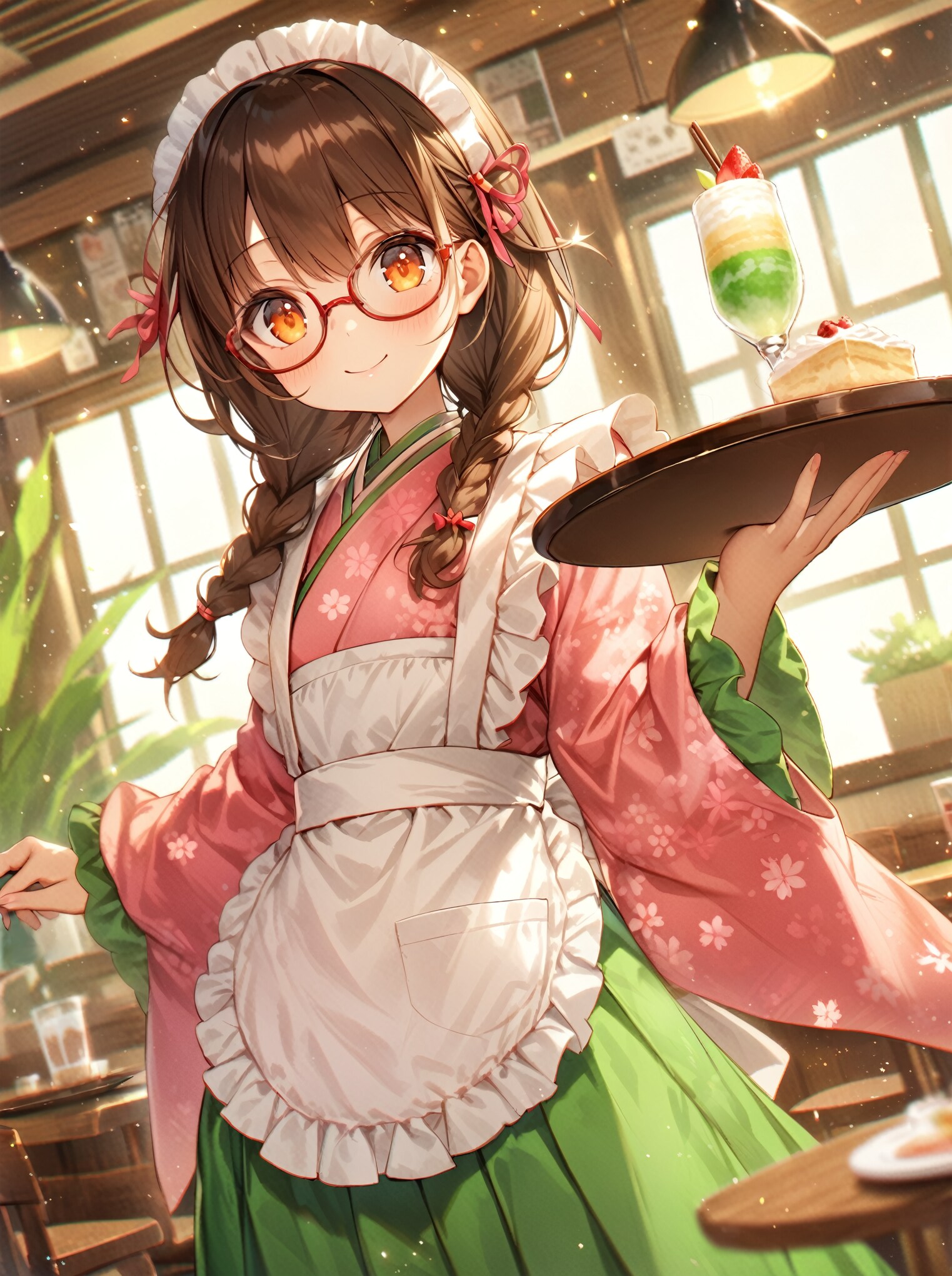 和風喫茶にて