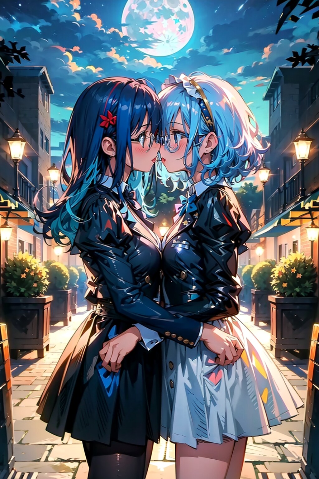 ブルー　執事とメイド？