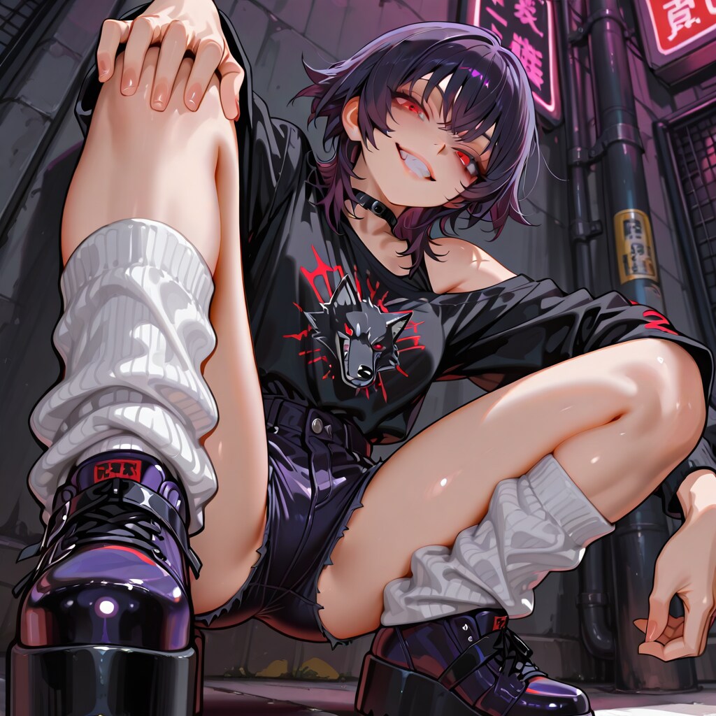 路地裏のお姉さん