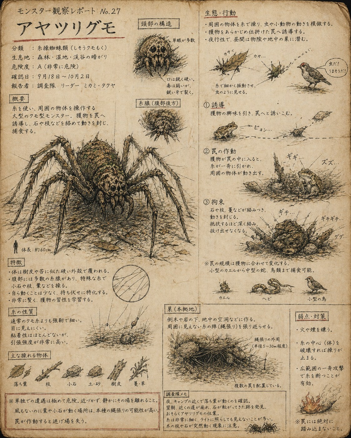 アヤツリグモ