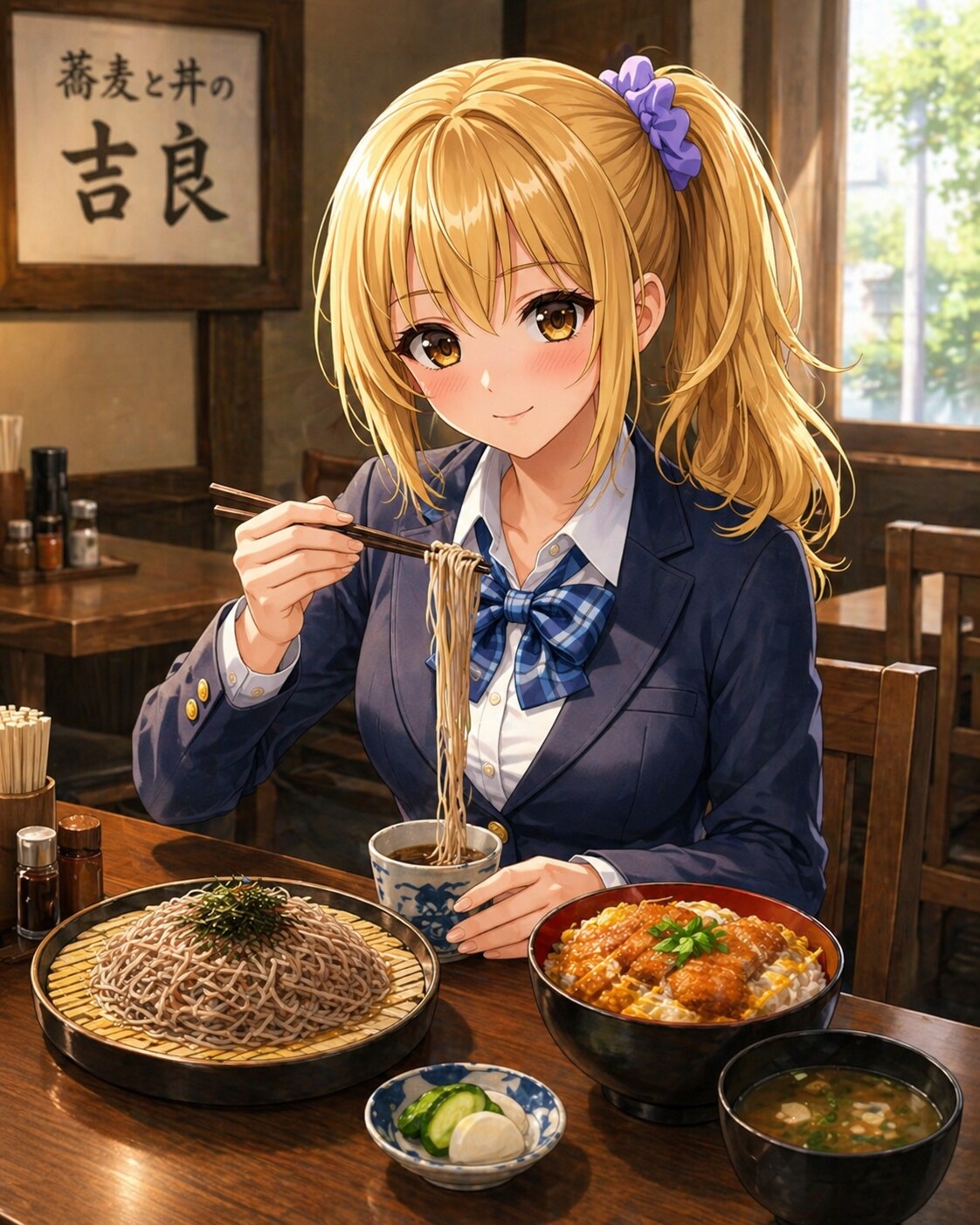 今日のお昼もお蕎麦♪ | の人気AIイラスト・グラビア