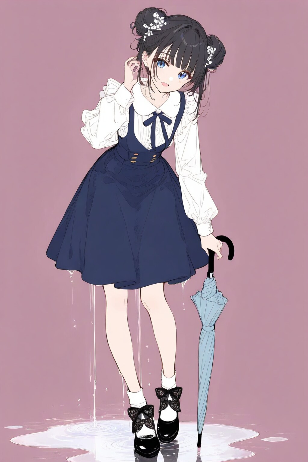 雨上がり🌂のおだんごちゃん🍡✨