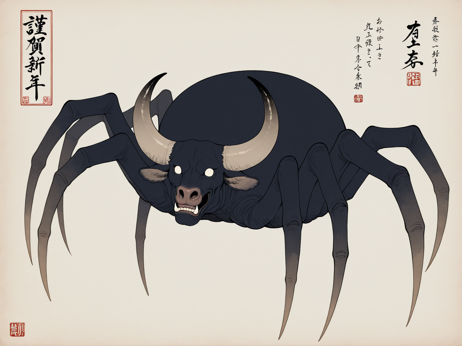 妖怪 牛鬼 | の人気AIイラスト・グラビア