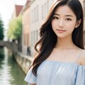 美少女図鑑1180　ベルギーのブリュージュ（ブルージュ） 3枚目