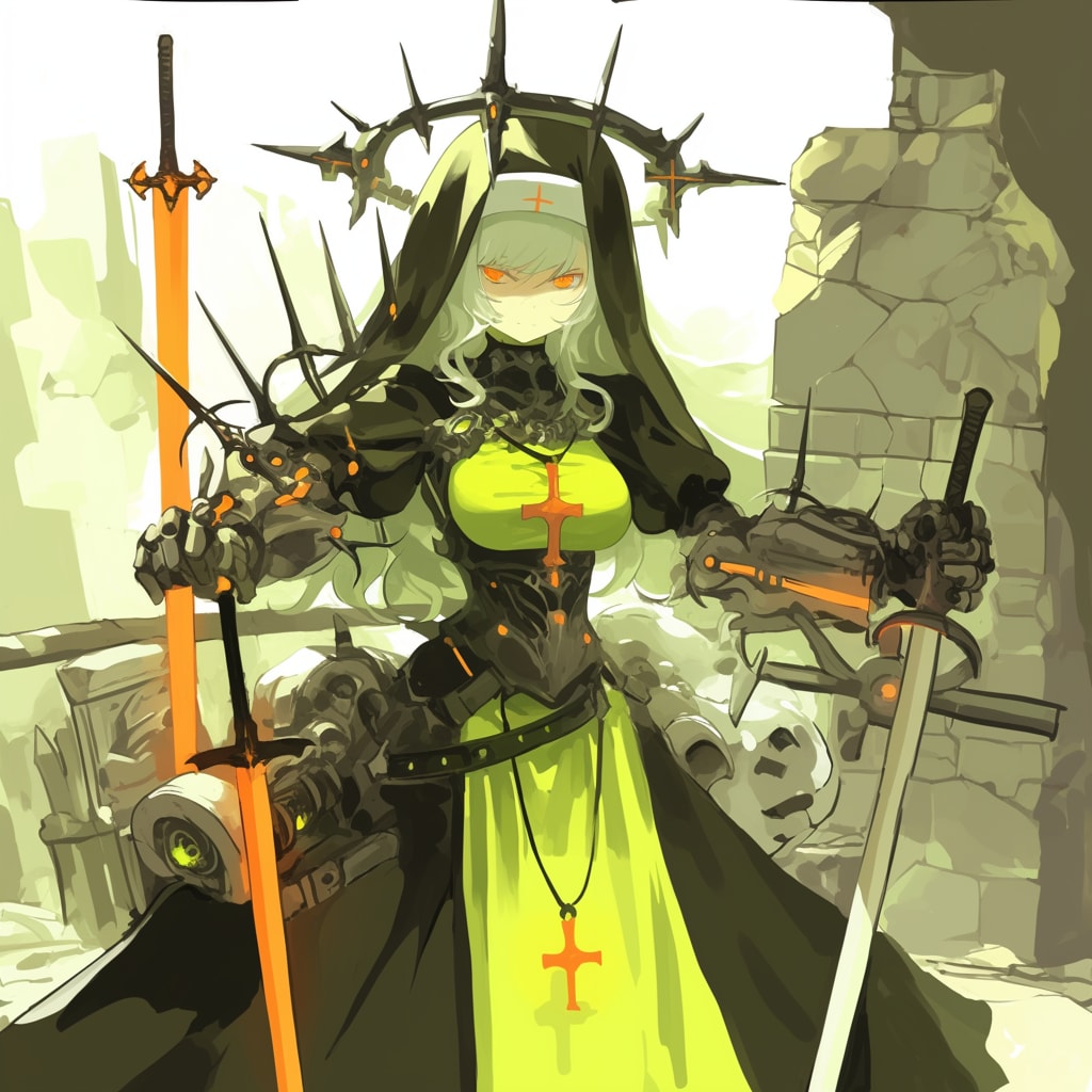 剣、構え | の人気AIイラスト・グラビア