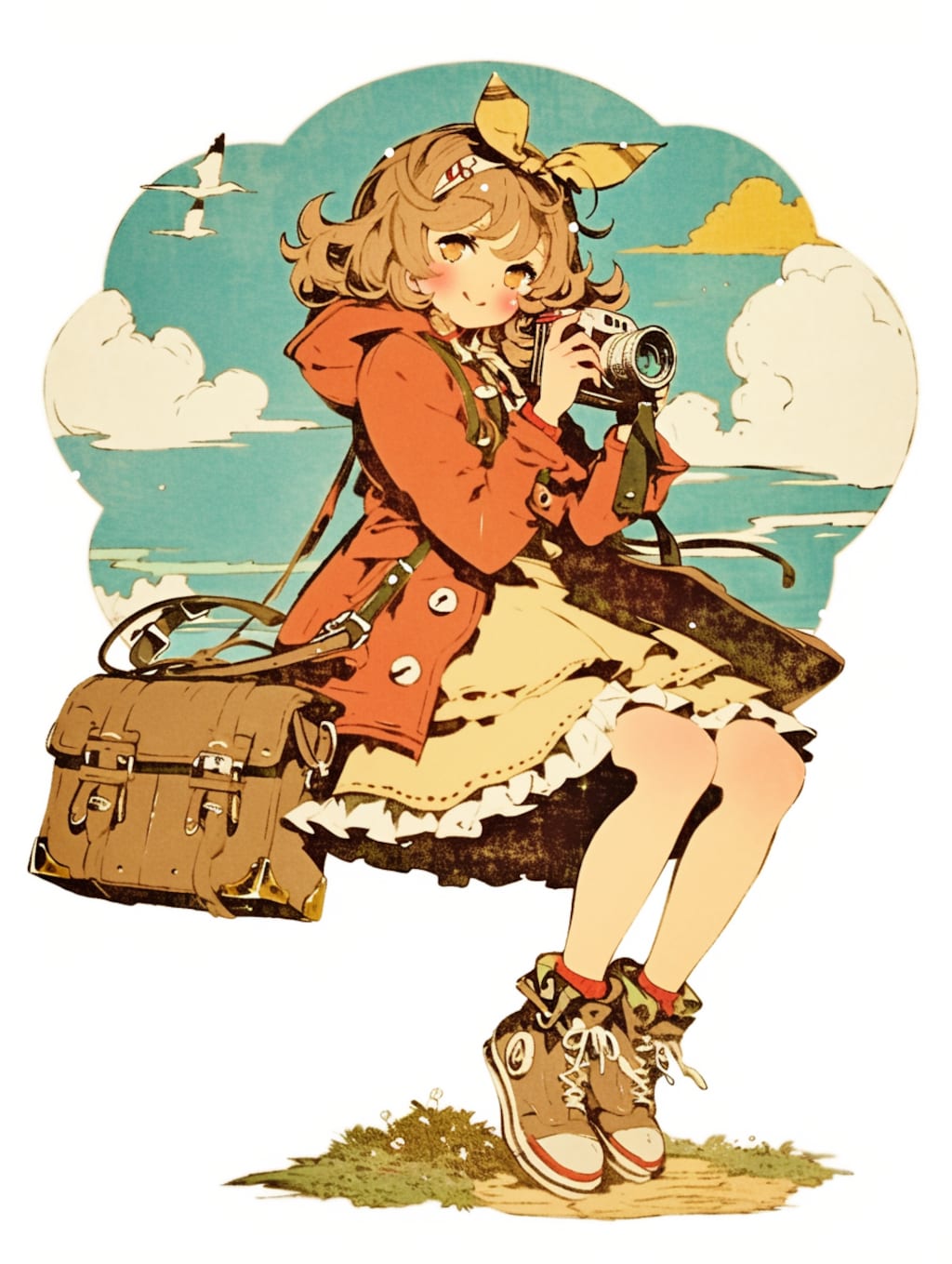 カメラガール。