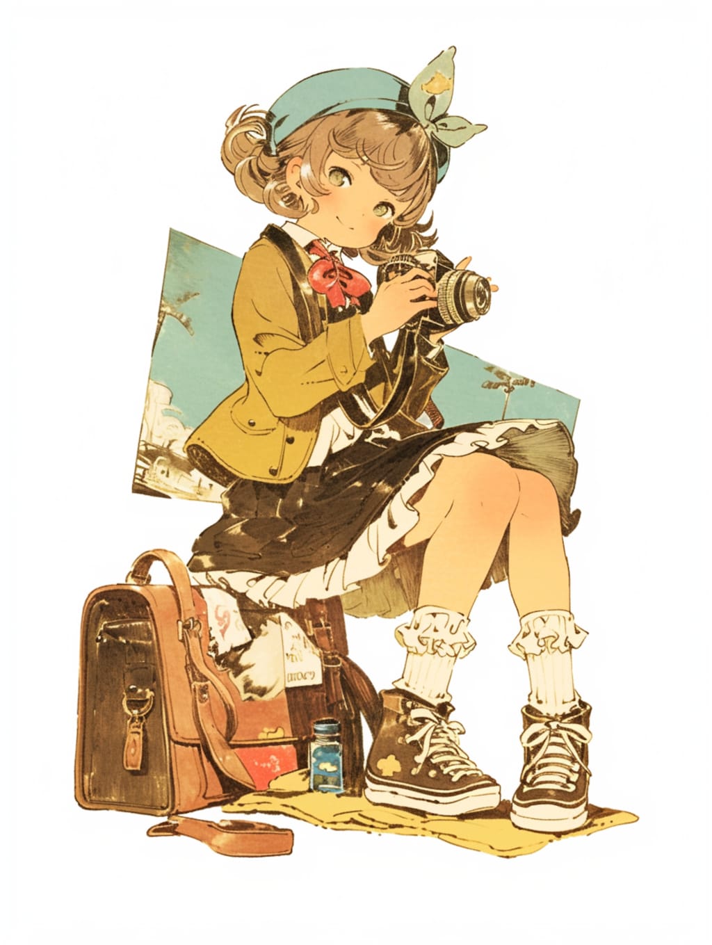 カメラガール。