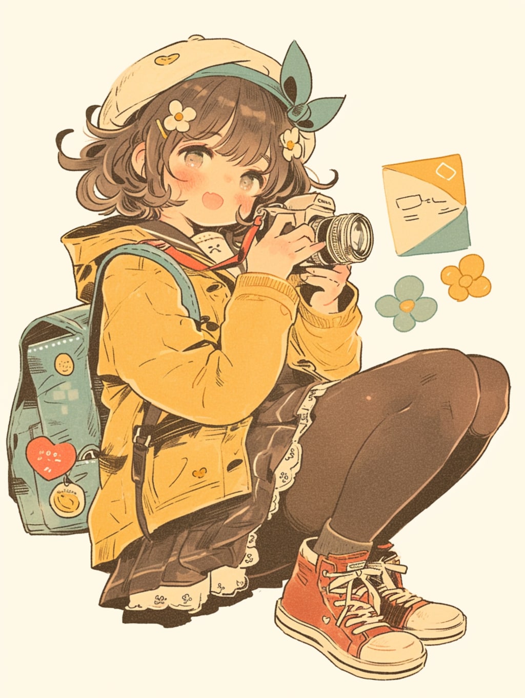 カメラガール。