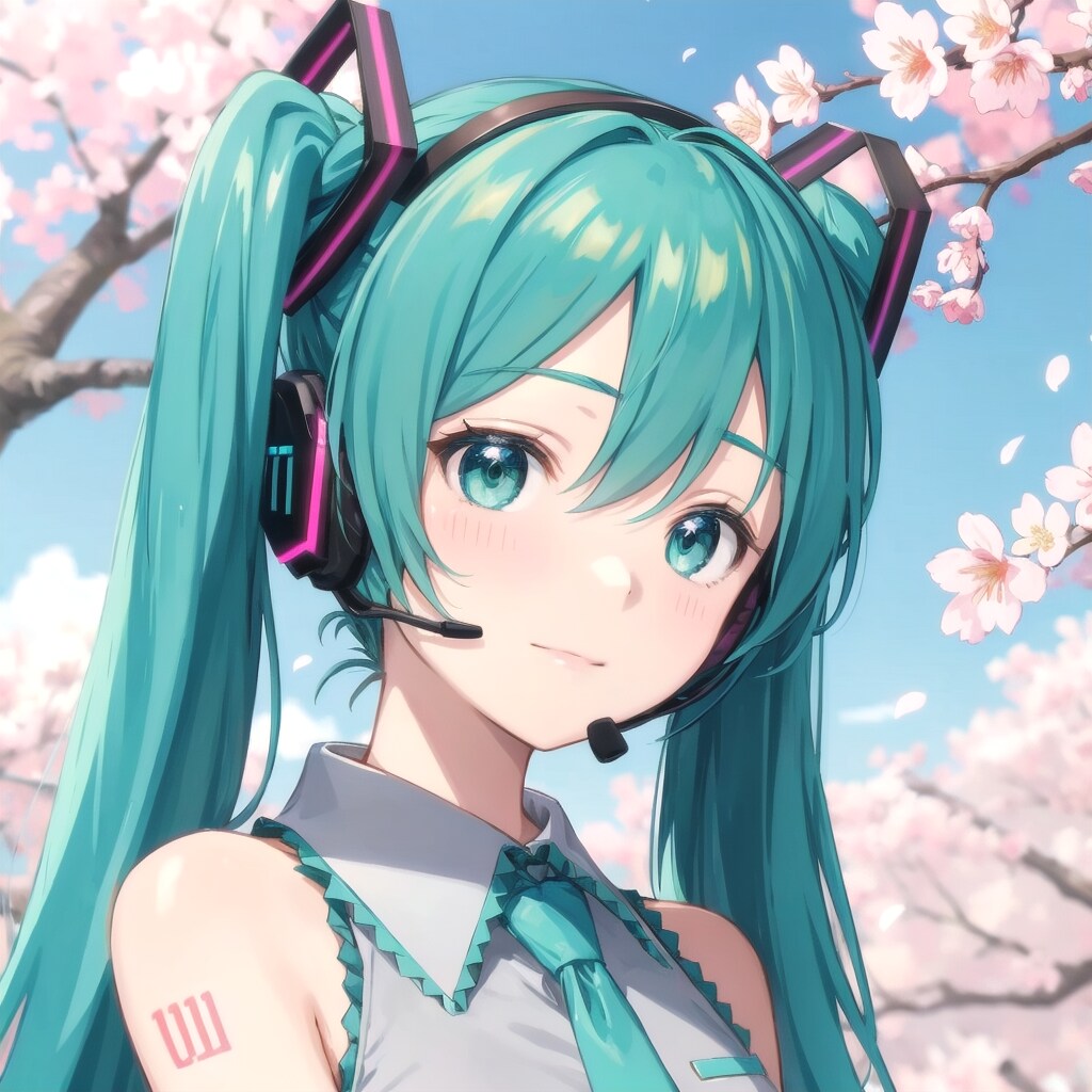 初音ミクさん近影