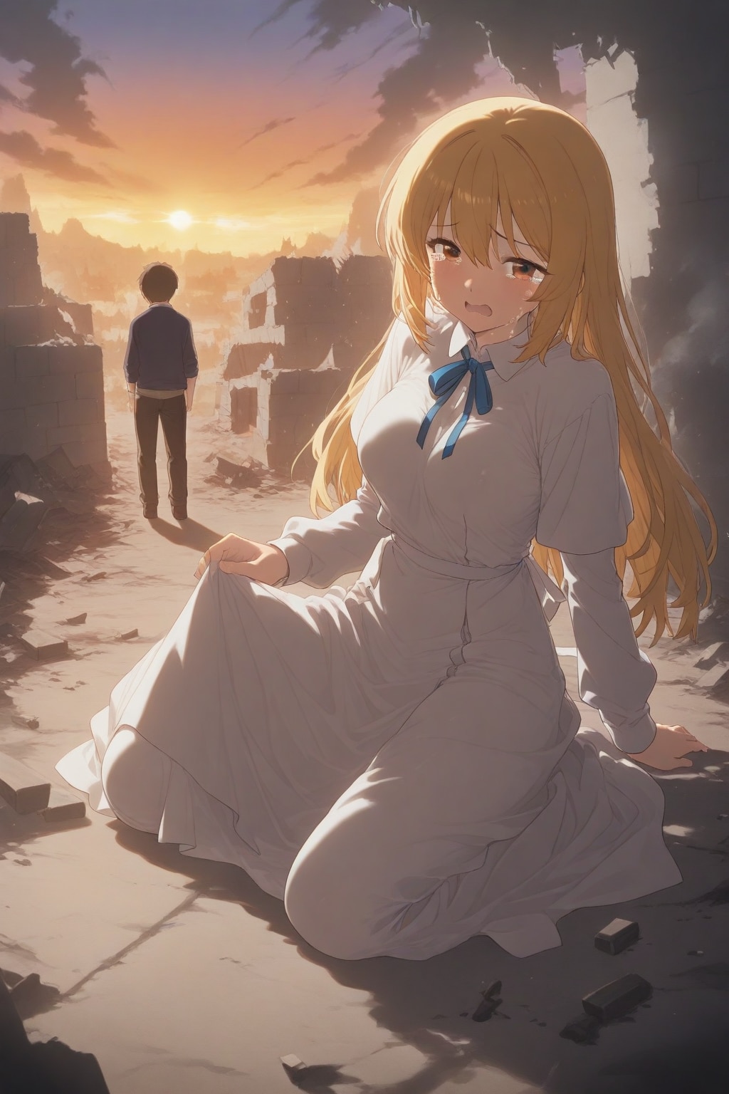 【哀】助けを求める村娘